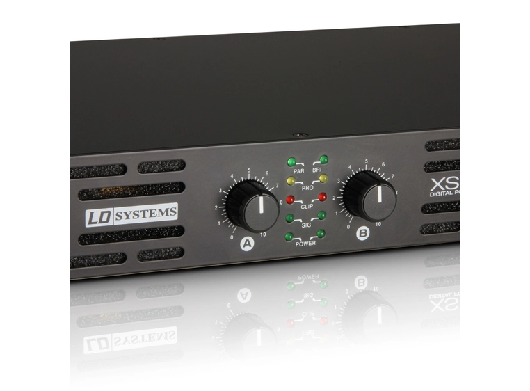 LD Systems XS 400- PA Power Amplifier Class D 2 x 200 W 4 Oh 